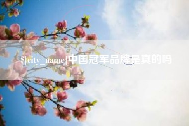 上饶中国冠军品牌是真的吗