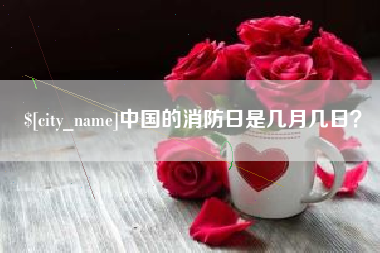 上饶中国的消防日是几月几日？
