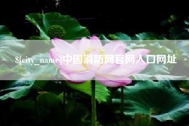 上饶中国消防网官网入口网址