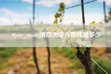 上饶消防大学分数线是多少