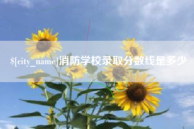上饶消防学校录取分数线是多少