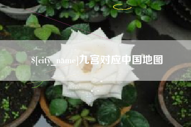 上饶九宫对应中国地图