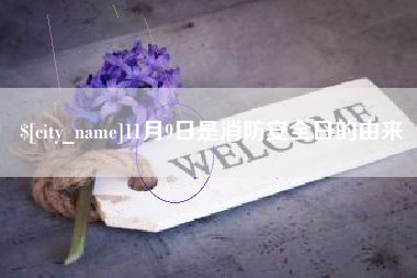上饶11月9日是消防安全日的由来