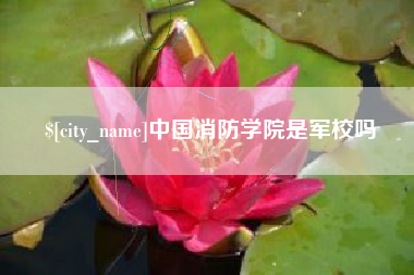 上饶中国消防学院是军校吗