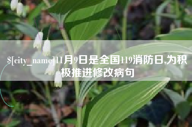 上饶11月9日是全国119消防日,为积极推进修改病句