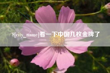 上饶看一下中国几枚金牌了