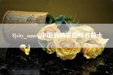 上饶中国消防学院排名前十