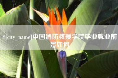 上饶中国消防救援学院毕业就业前景如何