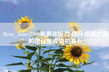 上饶5000米滑冰接力-团队成员之间的信任是成功的基石