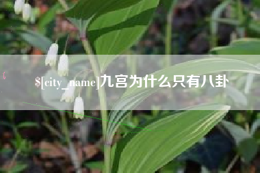 上饶九宫为什么只有八卦
