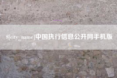 上饶中国执行信息公开网手机版