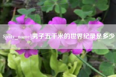 上饶男子五千米的世界纪录是多少