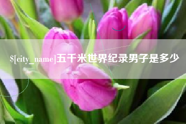 上饶五千米世界纪录男子是多少