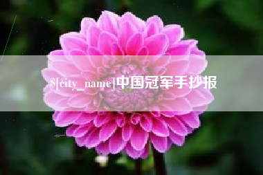 上饶中国冠军手抄报