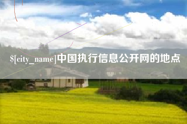 上饶中国执行信息公开网的地点