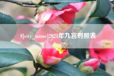 上饶2021年九宫对照表