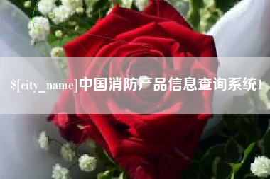 上饶中国消防产品信息查询系统1