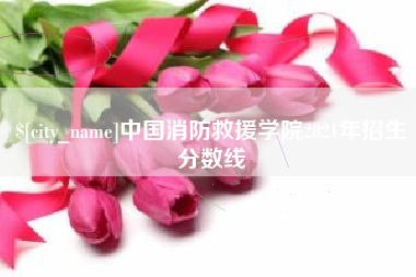 上饶中国消防救援学院2021年招生分数线