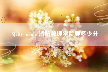 上饶消防救援学院要多少分